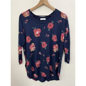 Floral Roses Romantic Dainty Cottagecore Top S French Girl Feminine Garden Lux